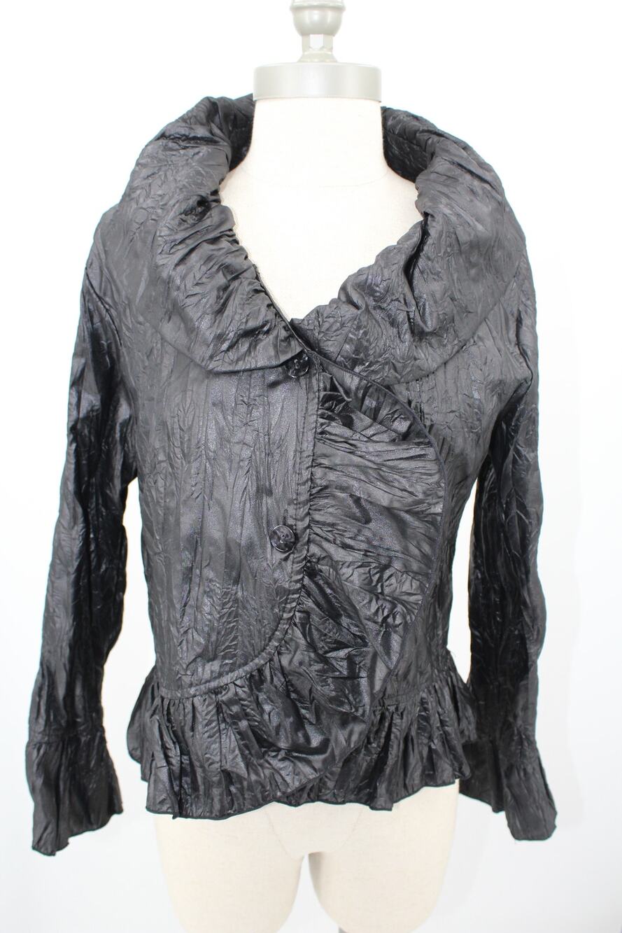 Damee Inc. Jacket Small Black Dark Romance Whimsigoth Vampire Cosplay